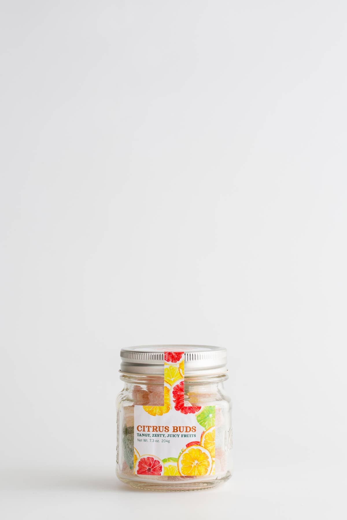 Citrus Buds Mason Jar – Tangy Assorted Citrus Treats