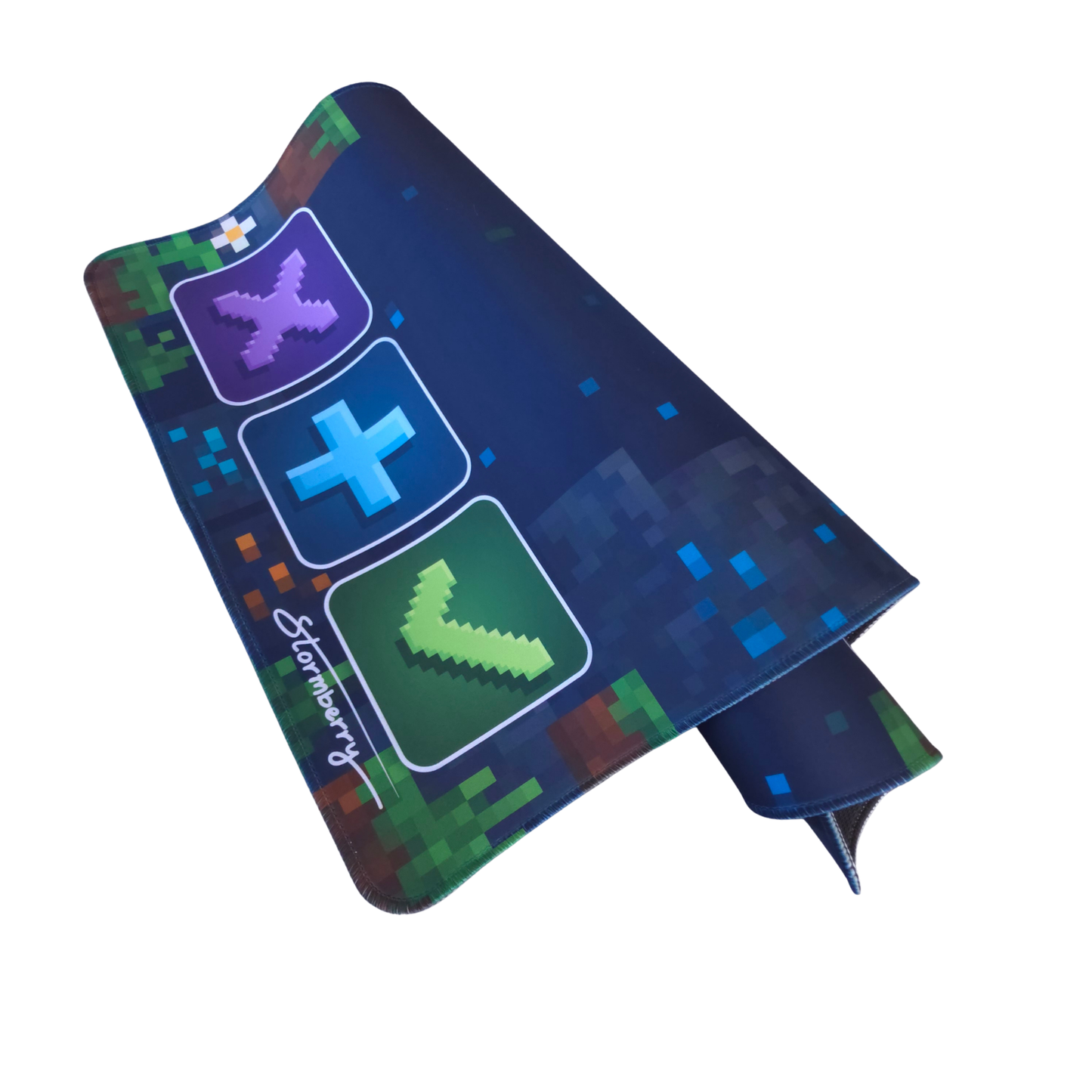 Squishy Trading Mat Swap Spots Extra Large 14x24 Pixel Block Style