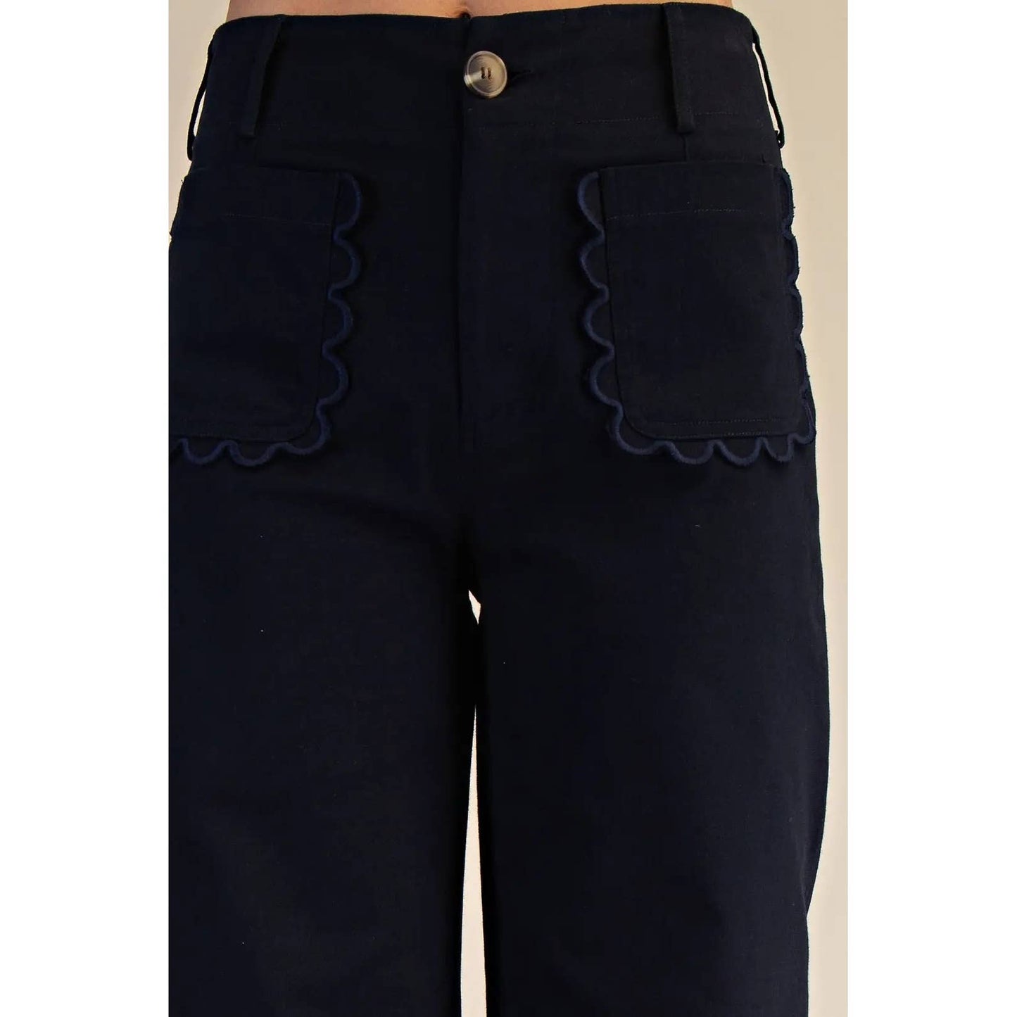 Pants Cropped Wide Leg Colette Style Cotton Blend Modest Fashion Faith Based