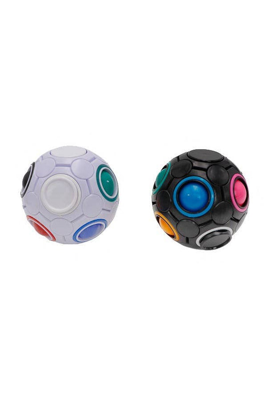 Rainbow Magic Puzzle Sensory Fidget Spinner Cube Ball Toy - The Sensory