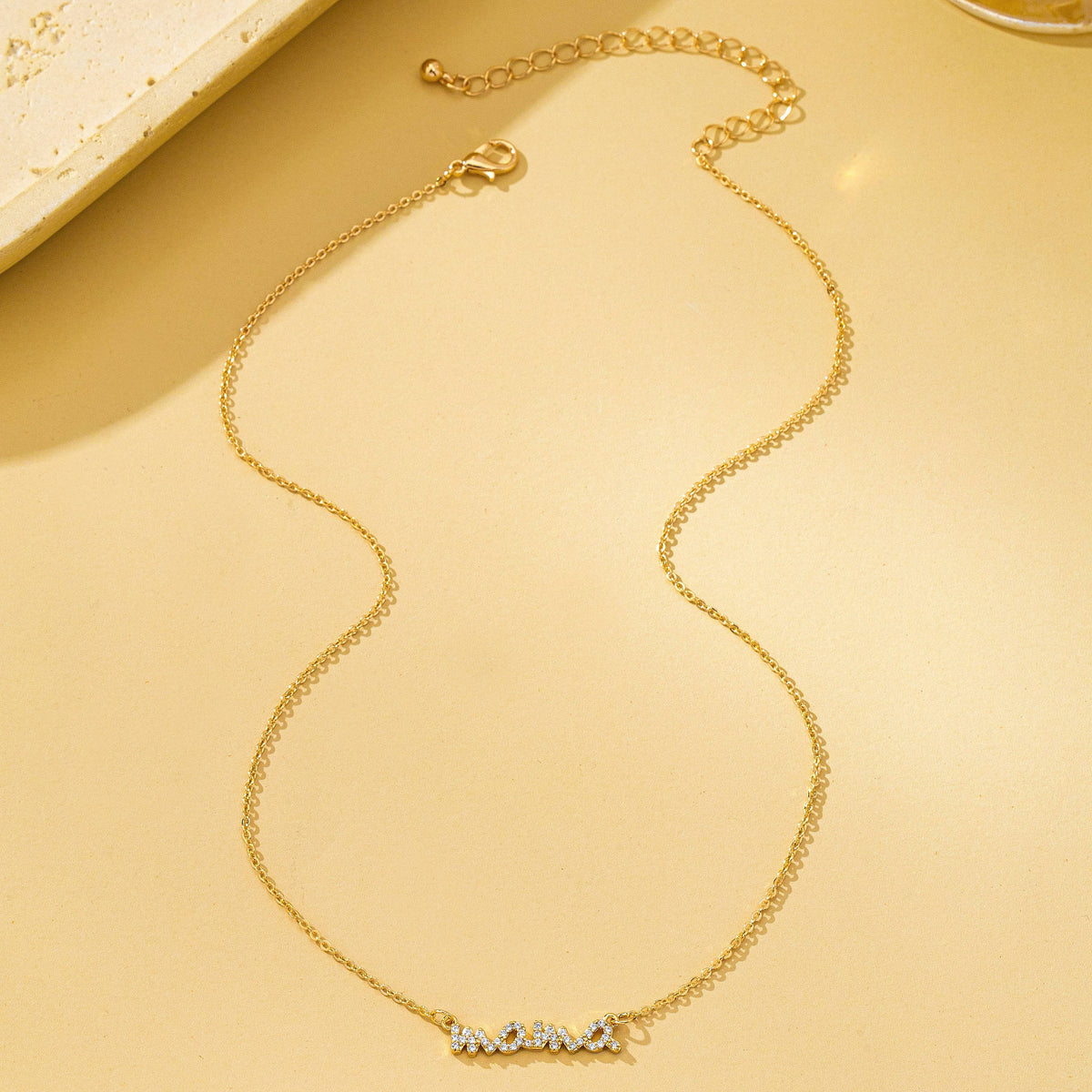 Crystal Pave MAMA necklace | 80N93289