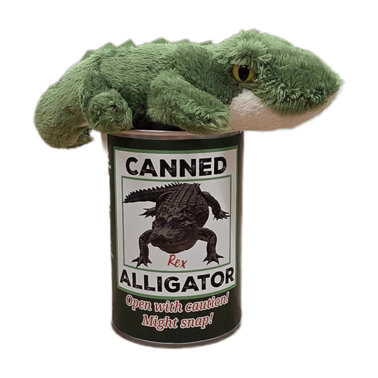 Rex the Canned Alligator Plush - The Sensory