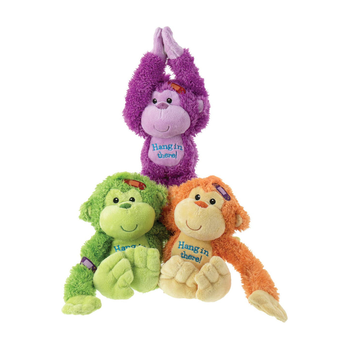 Hang In There Bandaged Monkey Plush - The Sensory