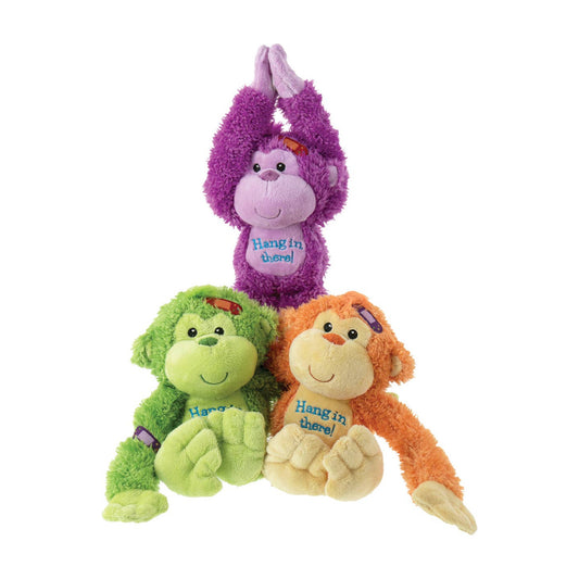 Hang In There Bandaged Monkey Plush - The Sensory