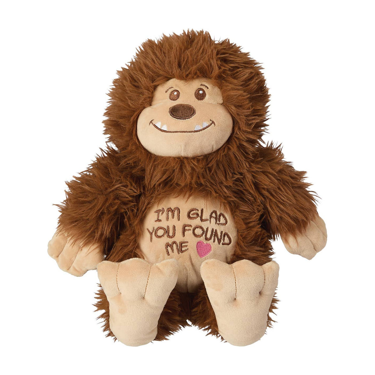 14 Inch Bigfoot Plush, I'm Glad You Found Me Stuffed Animal - The Sensory