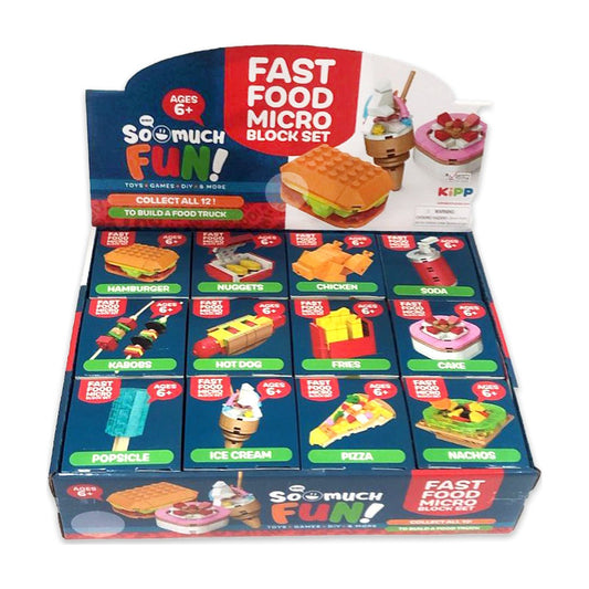 Micro Block Fast Food Set: Rush Hour Burger - The Sensory