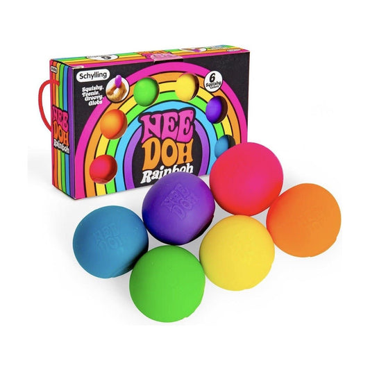 NeeDoh Rainboh Teenie 6 Pack | Authentic - The Sensory