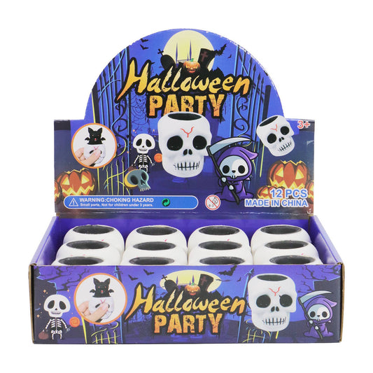 Skull Bat Pop-up Halloween Squishy Toy - The Sensory