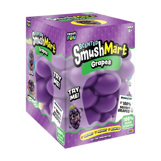 RMS® SmushMart™ Giant Scented Grape Squishy | Authentic - The Sensory