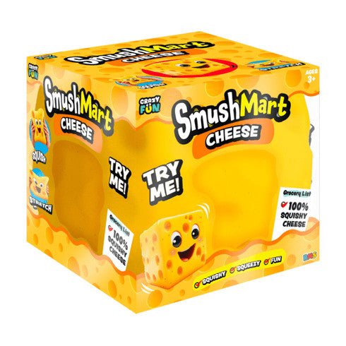 RMS® SmushMart™ Giant Cheese Block Squishy 1pc - The Sensory