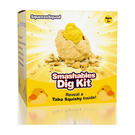 Squeezesquad Taba Deluxe Smash and Squeeze Fidget Toy Chick - The Sensory