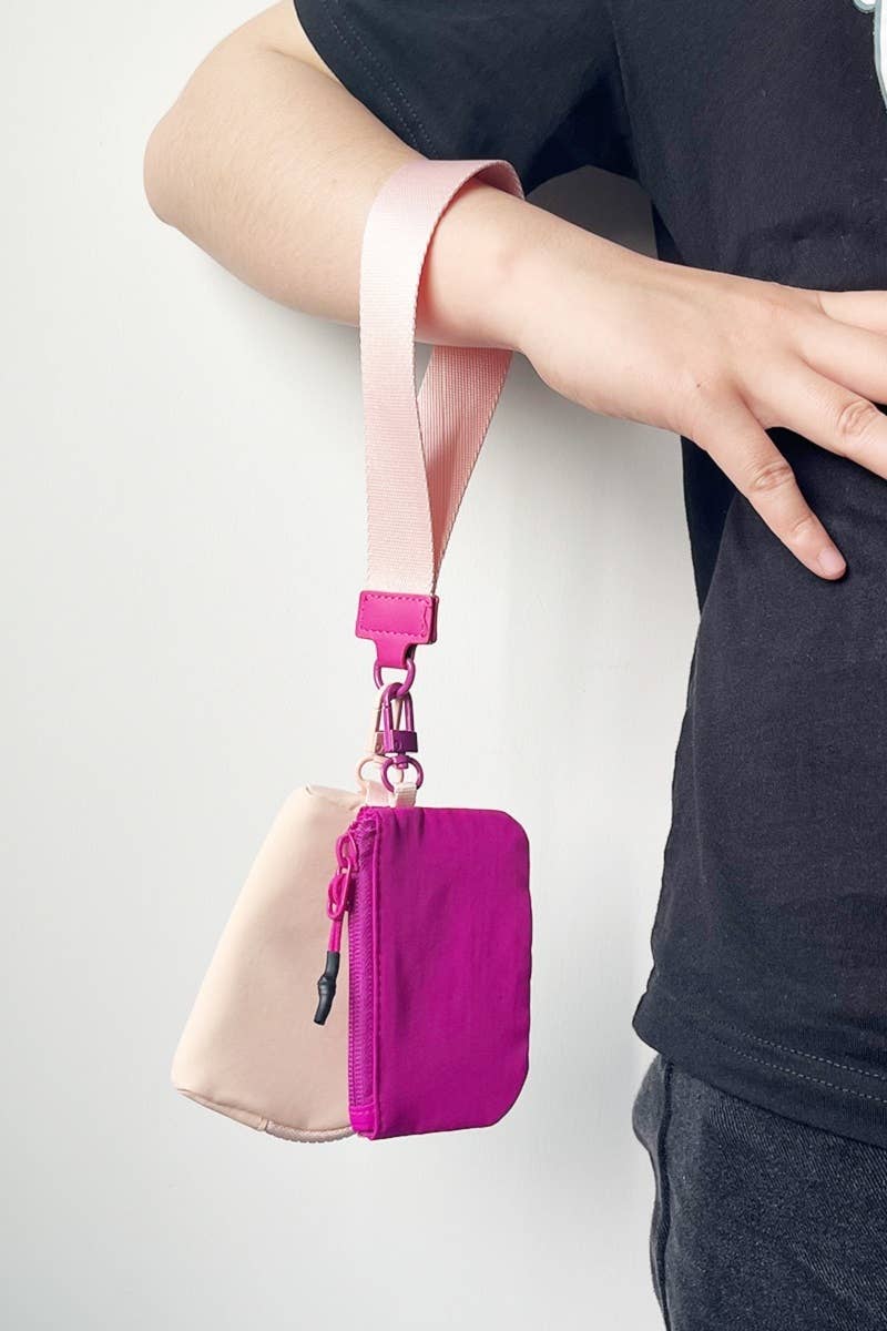 Wristlet Keychain Wallet With Dual Pouches Modest Fashion And Christian Gifts