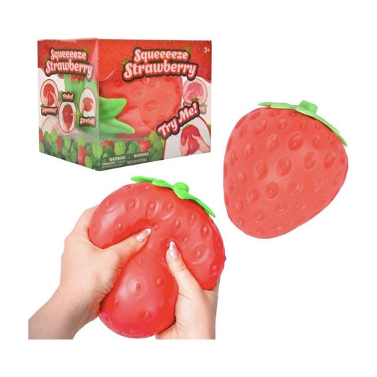 Sunny Days Jumbo Strawberry Stress Ball - The Sensory