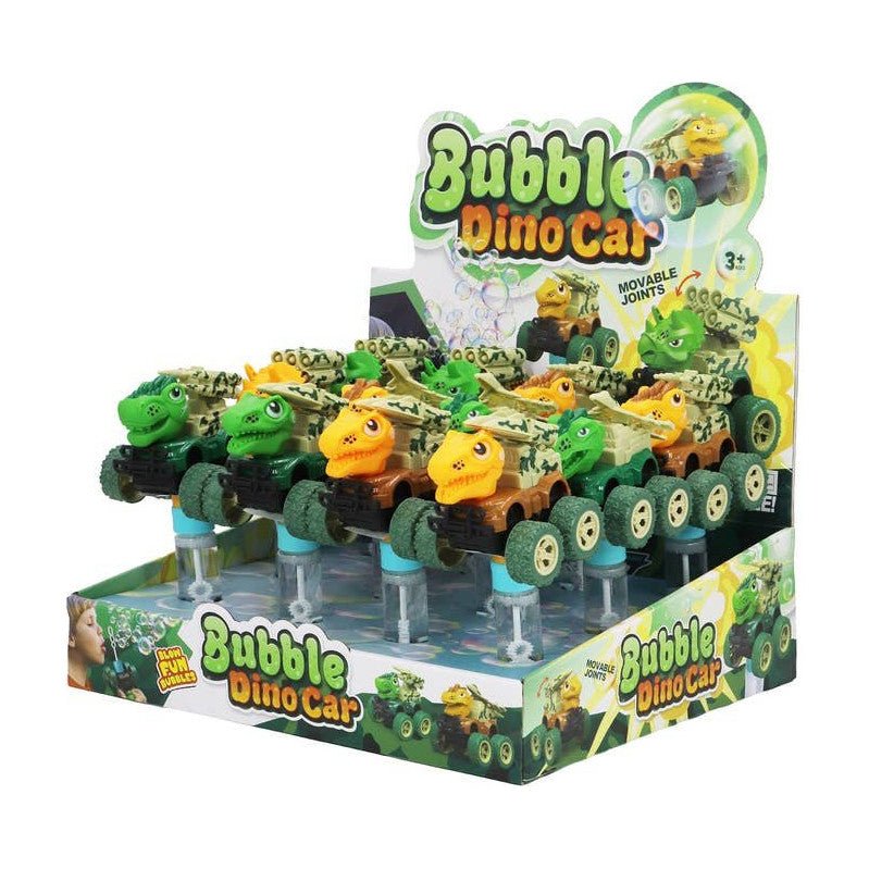 Dino Car Bubble Wands - The Sensory