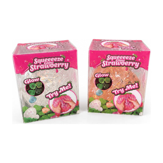 Strawberry Glow-in-the-Dark Squishy - The Sensory