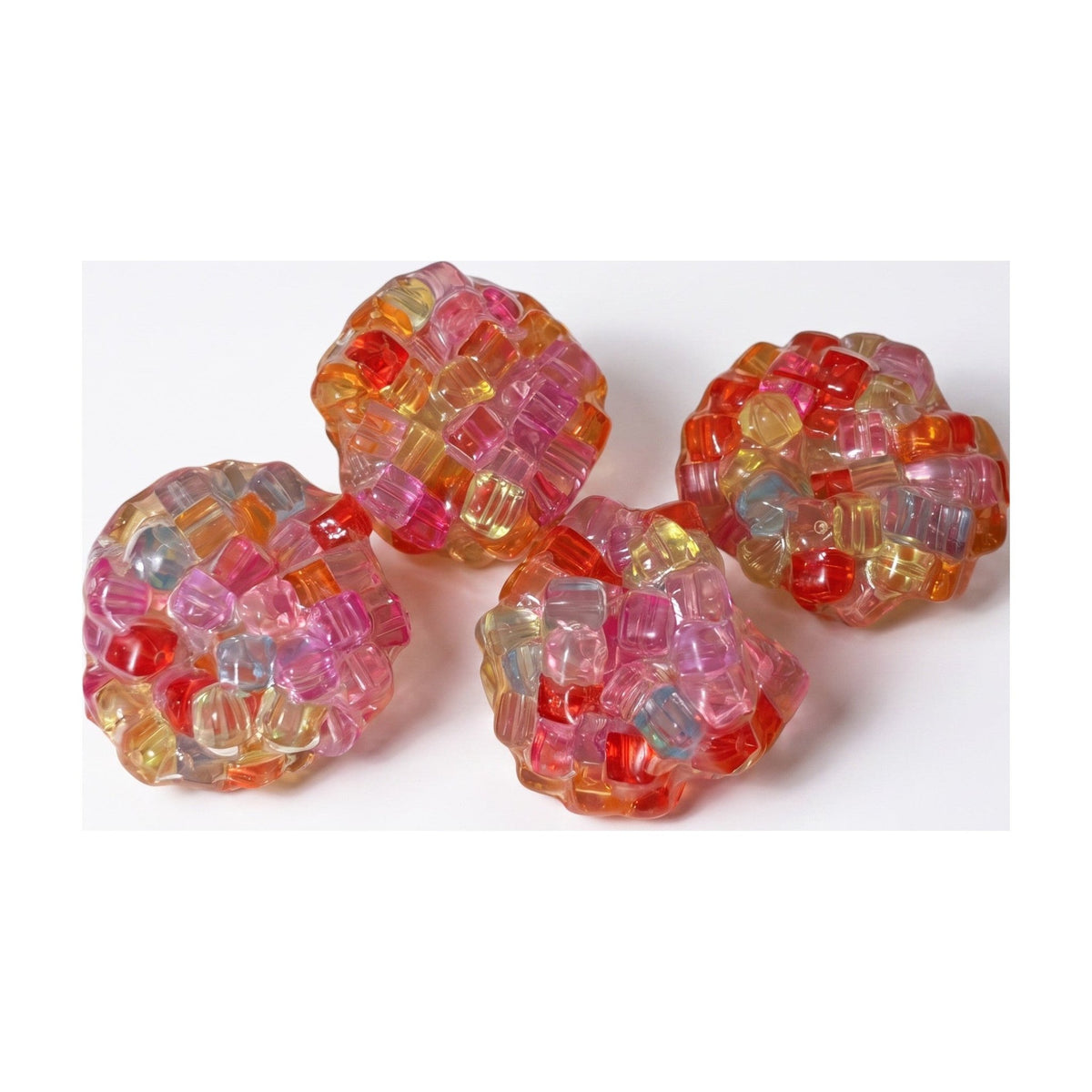 Bright Color Cube Crunchy Ball - The Sensory