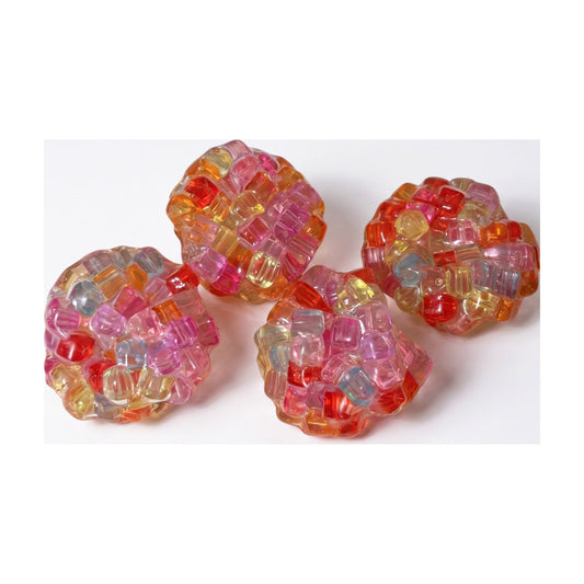 Bright Color Cube Crunchy Ball - The Sensory