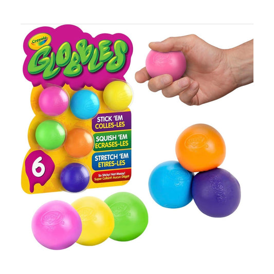 Crayola Globbles Sensory Fidget Toys, 6 Pack - The Sensory