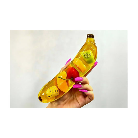Giant Mix Fruit Banana Kawaii Chiboki Maltose Squish - The Sensory