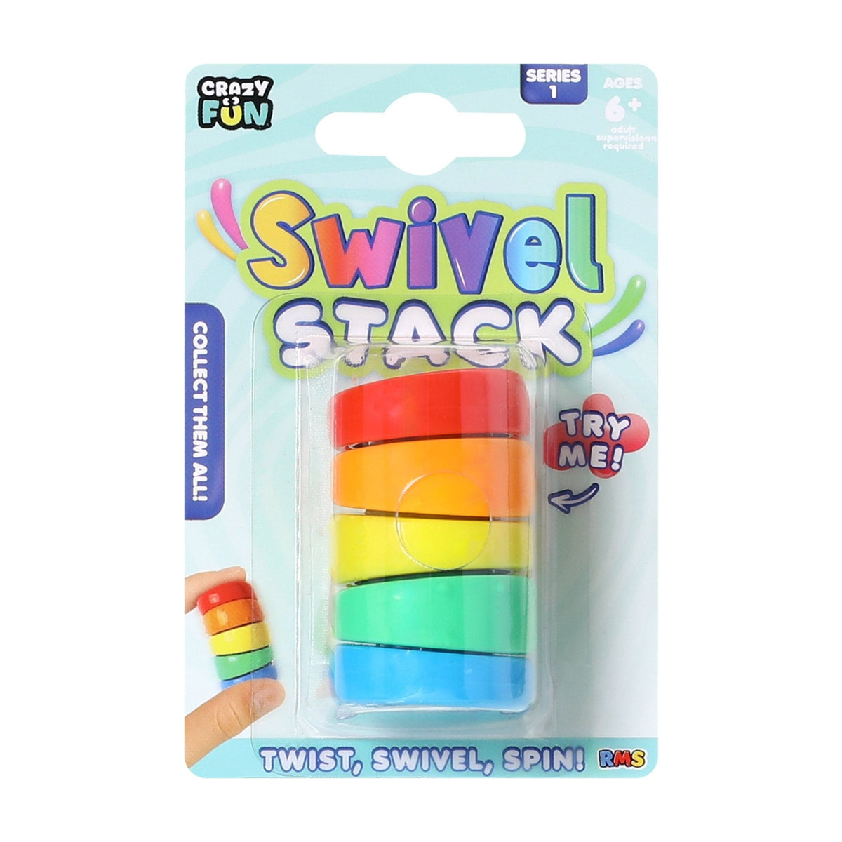 RMS Crazy Fun Swivel Stack Fidget - The Sensory