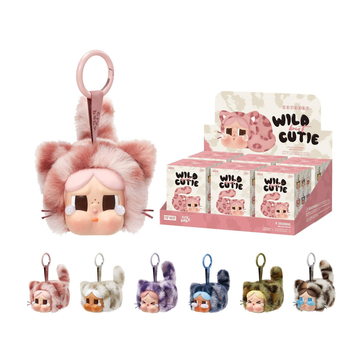 Wild But Cutie Series| Pop Mart Crybaby | Plush Pendant - The Sensory