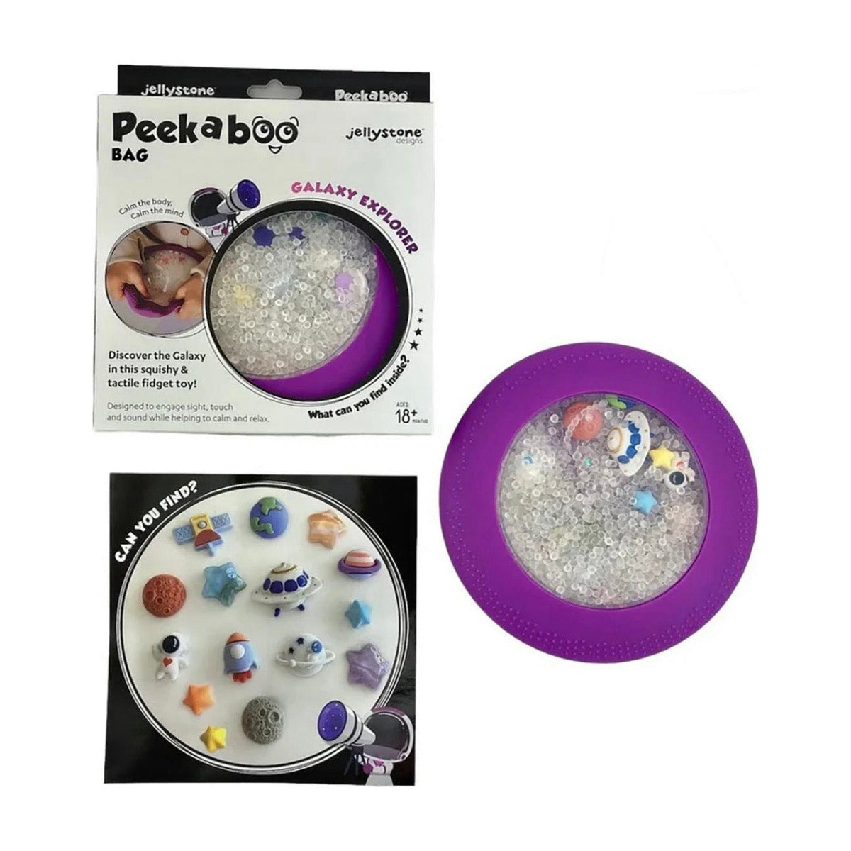Peekaboo Sensory Bag Galaxy Explorer | Jellystone - The Sensory