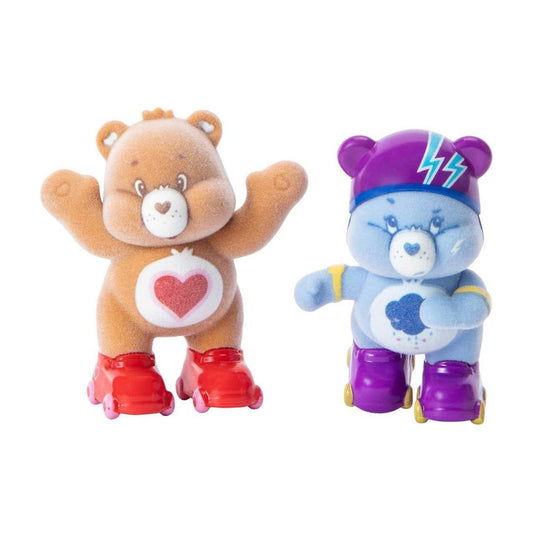 Care Bears 2pc Flocked Figures | Tenderheart Bear & Grumpy Bear - The Sensory