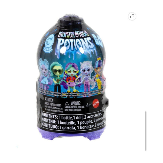 Monster High Potions | Crystal Ball Mini Dolls, Surprise 3-inch Character Figures - The Sensory