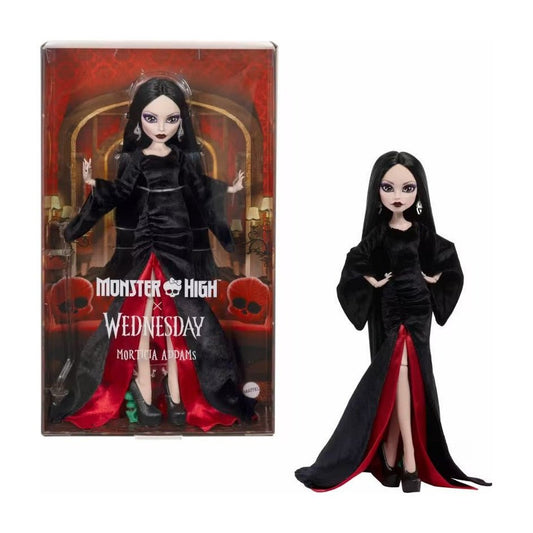 Monster High X Wednesday Collectible Doll | Morticia Addams - The Sensory