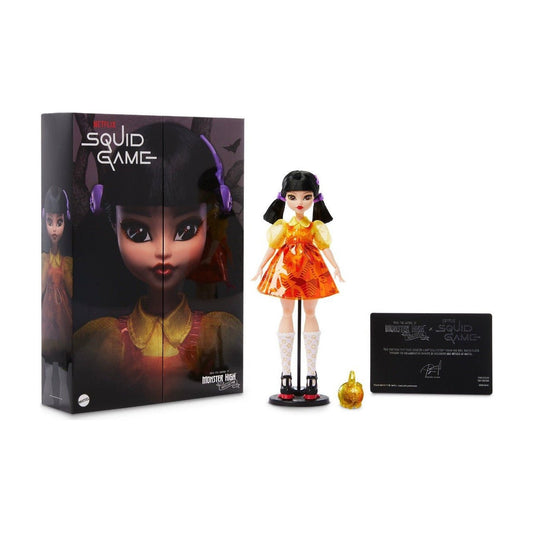 Monster High SKULLECTOR Squid Game Young-hee Robot Doll for Collectors - The Sensory