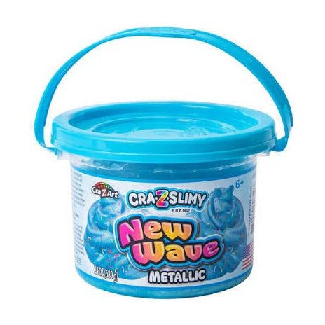 New Wave Metallic Slime Bucket | Cra-Z-Slimy - The Sensory