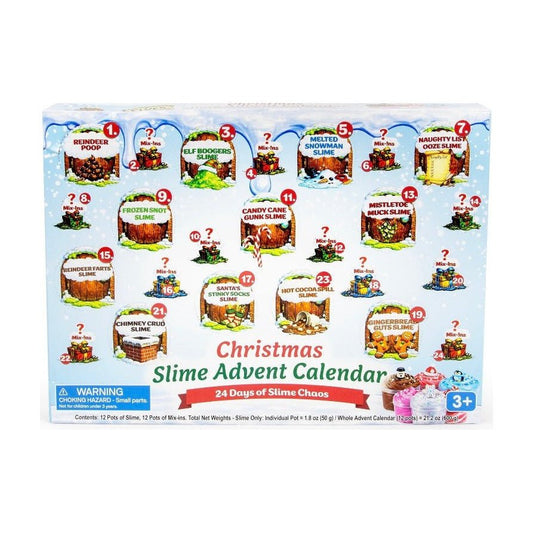 Christmas Slime Advent Calendar 24 Days - The Sensory