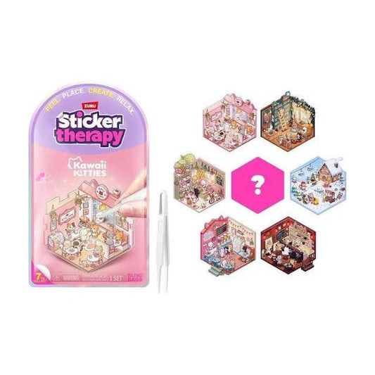 Sticker Therapy Sticker Set Kawaii Kitties | ZURU - The Sensory