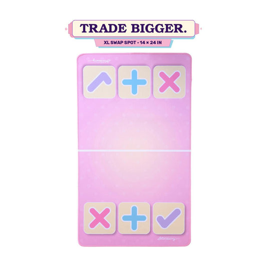 Squishy Trading Mat Swap Spots Extra Large 14x24 Signature Pink - The Sensory