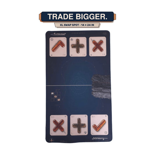 Squishy Trading Mat Swap Spots Extra Large 14x24 Fossil Field - The Sensory