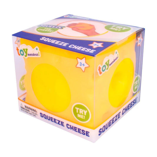 Toy Mendous! Squeeze Cheese Squishy - The Sensory
