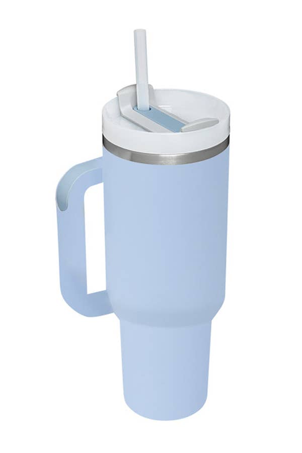 Stainless Steel Tumbler 40 Oz Solid, Double Wall Vacuum, Gift For Her