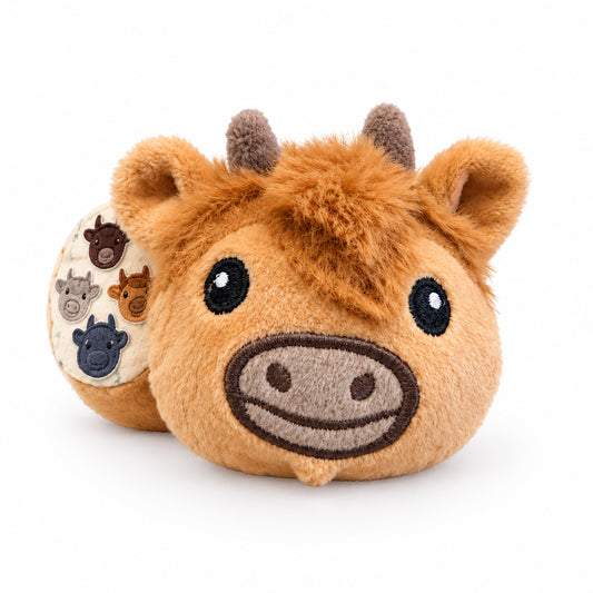 Highland Cow Fury Sugar Squish - The Sensory