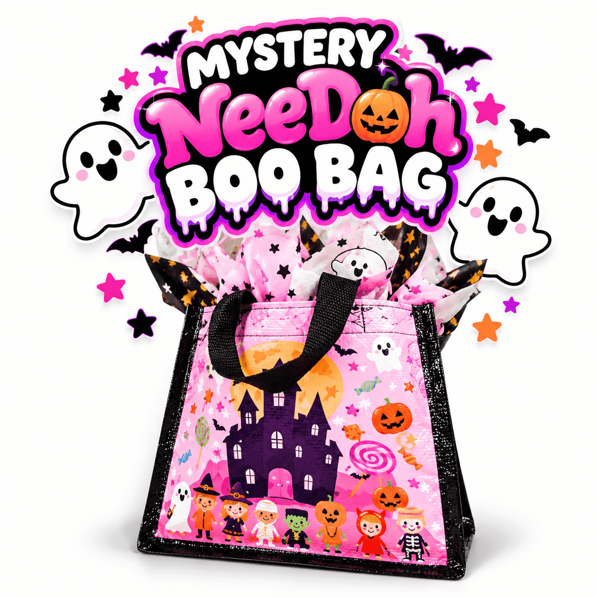 👻 Halloween Boo Bag | Authentic NeeDoh, Dumpling & Crunchy Squishy - The Sensory