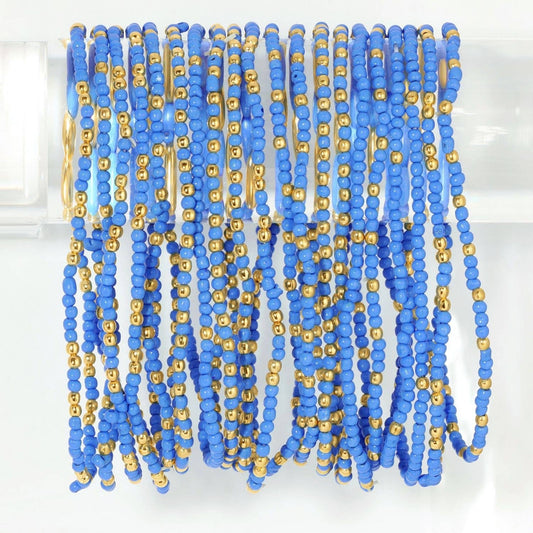 Stretch Seed Bead Solid Game Day Bracelets - The Sensory