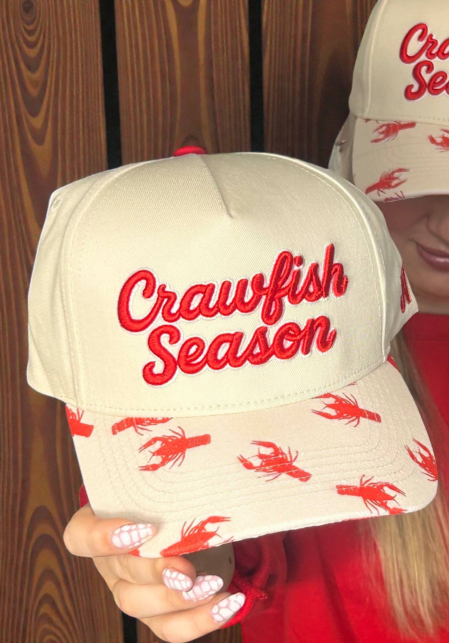 Cap With Crawfish Season Graphic Faith-Based Southern Women’s Boutique