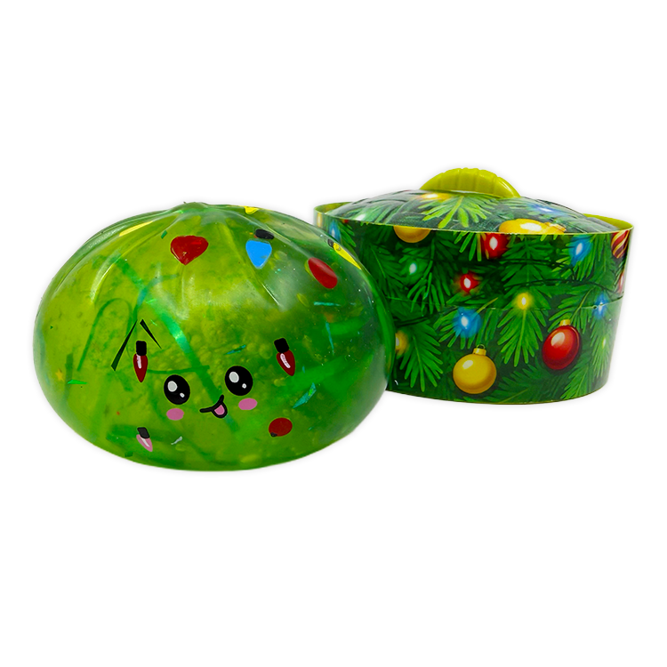 Fun Doh Squishmas Dumpling Holiday Festive Squishy - The Sensory