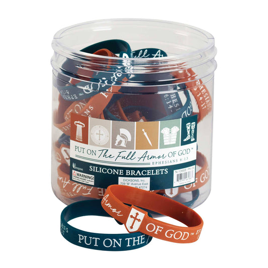 The Sensory Armor Of God Silicone Bracelet - Faith-Based Jewelry For Women
