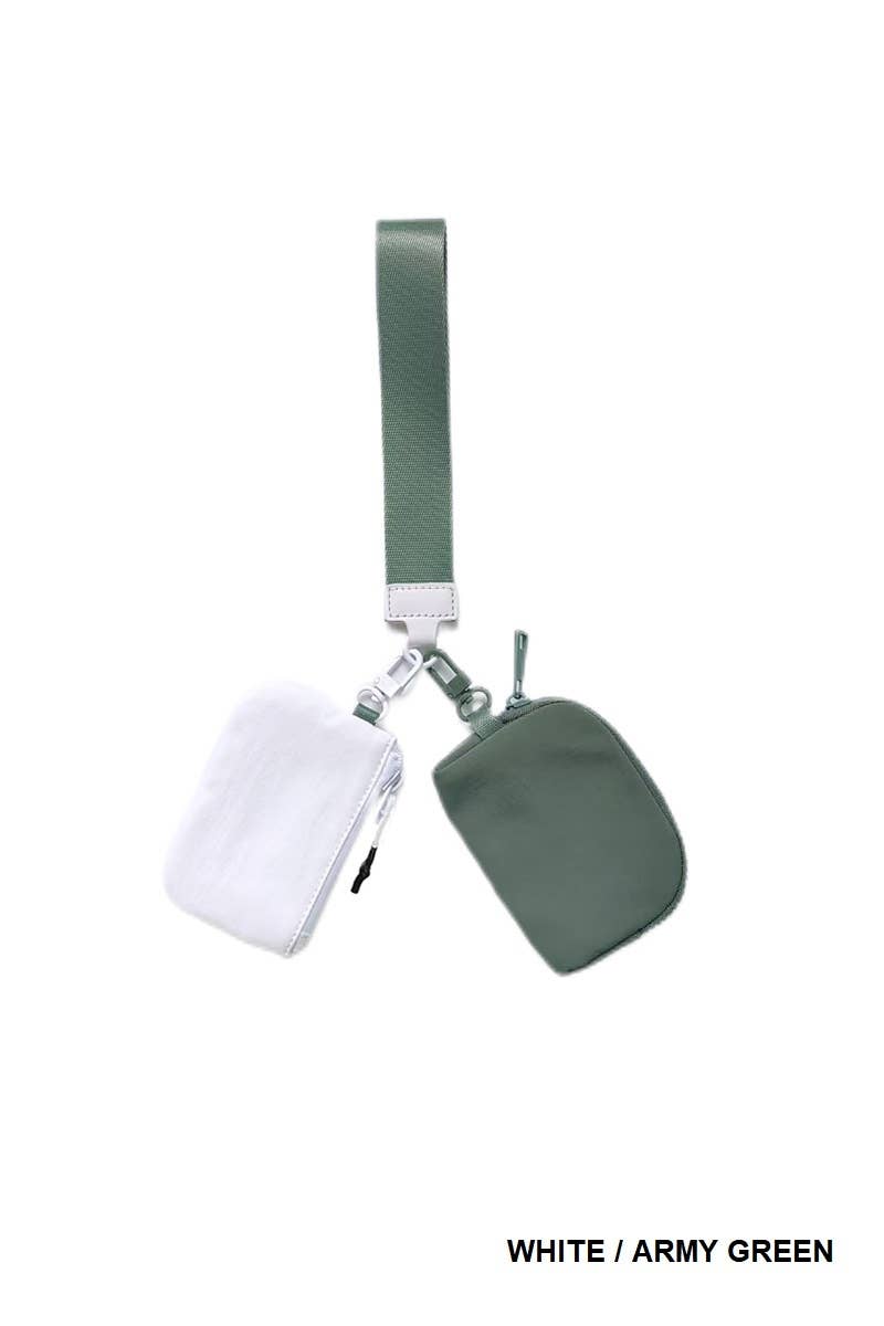 Wristlet Keychain Wallet With Dual Pouches Modest Fashion And Christian Gifts