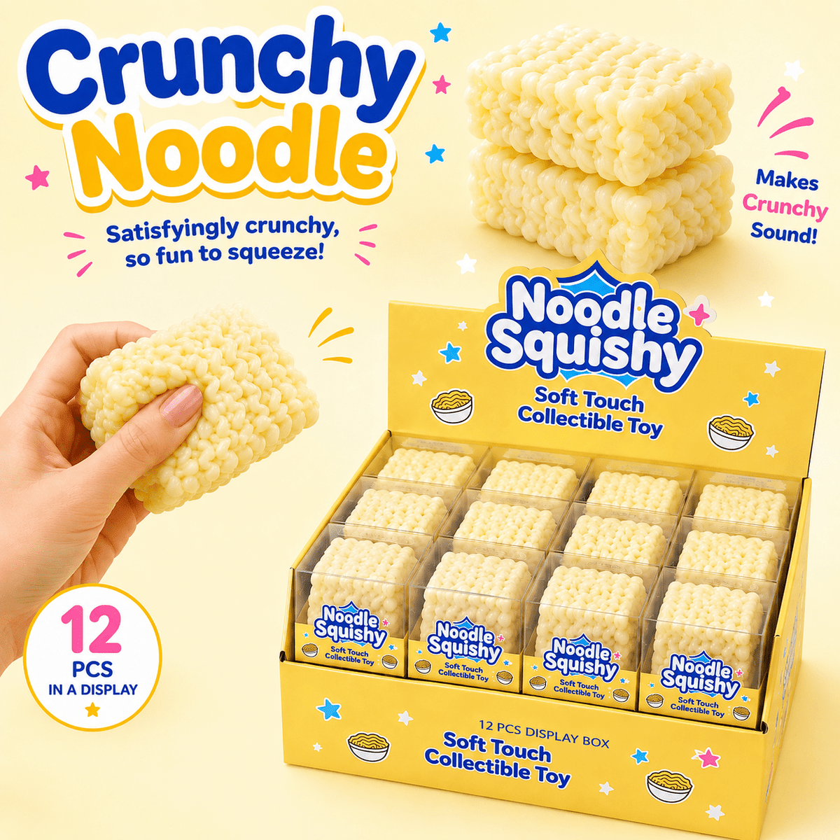 Crunchy Noodle Squishy (ASMR Crunch) - The Sensory