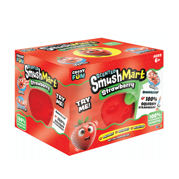 RMS® SmushMart™ Giant Scented Strawberry Squishy 1pc - The Sensory