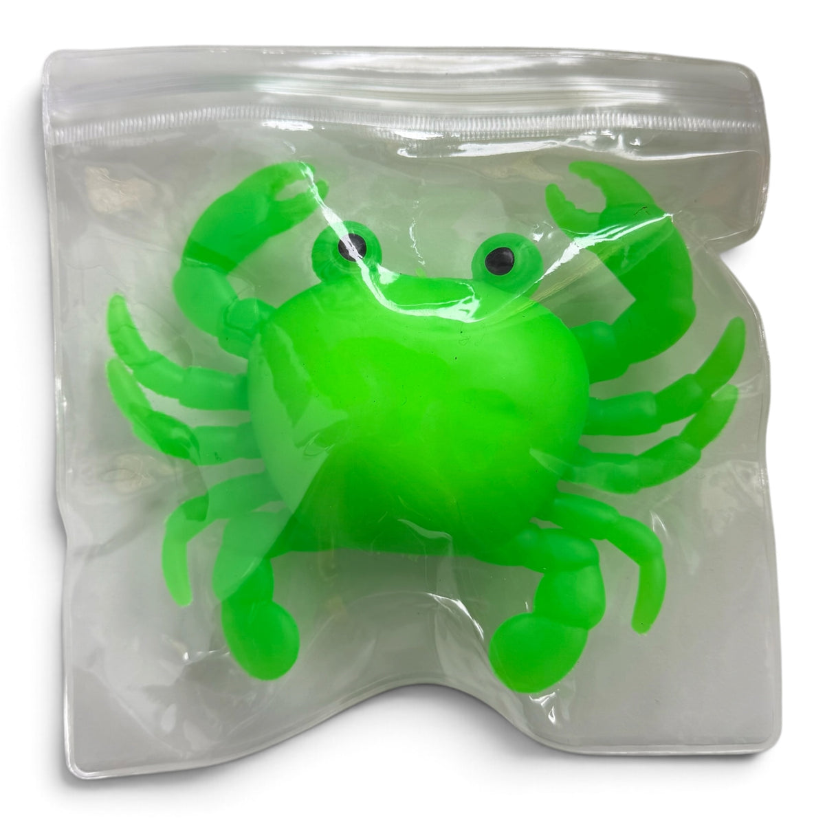 Green Crab Squishy | Soft Dough-Filled Squeeze Toy