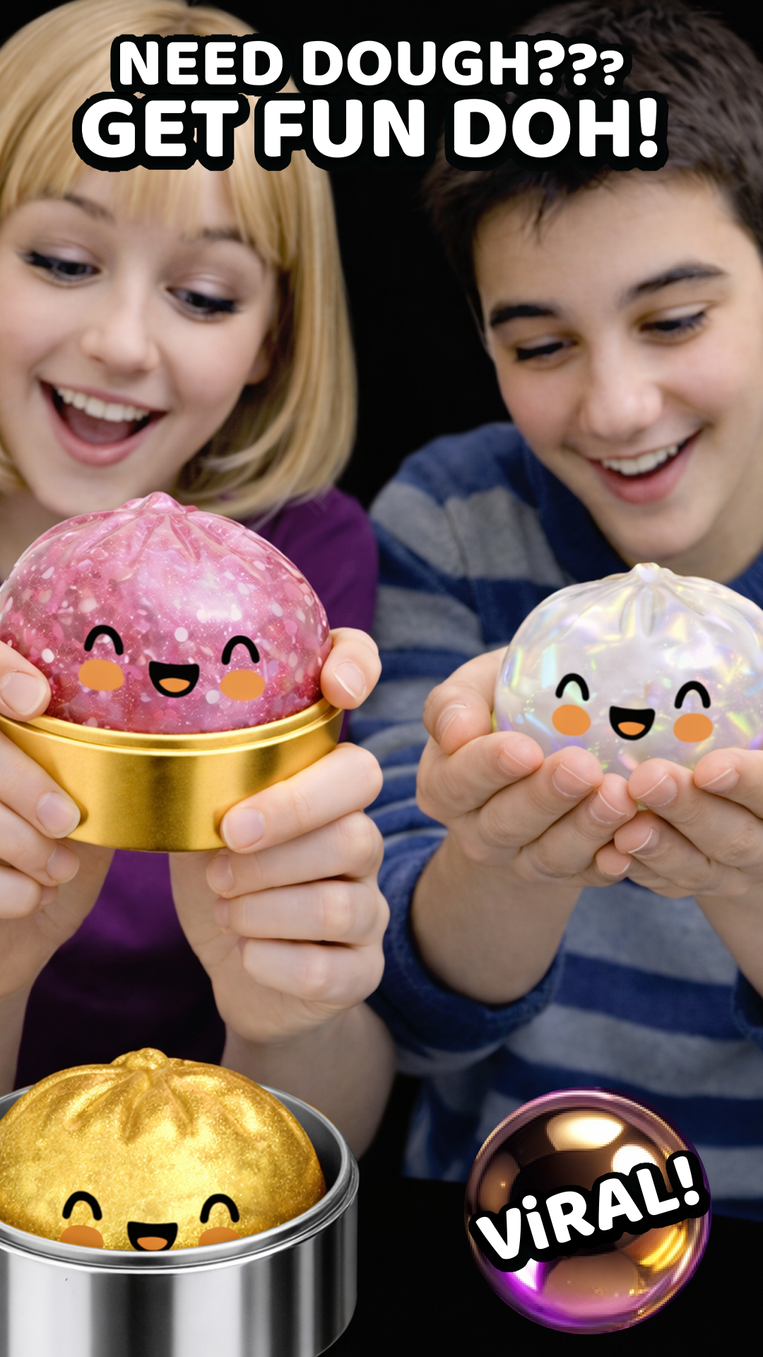 Doh It Again Dumpling Squishies Ultra Rare Mystery