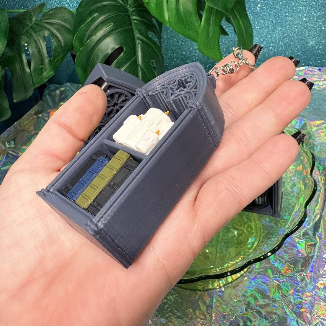 Gothic Bookshelf Fidget Clicker