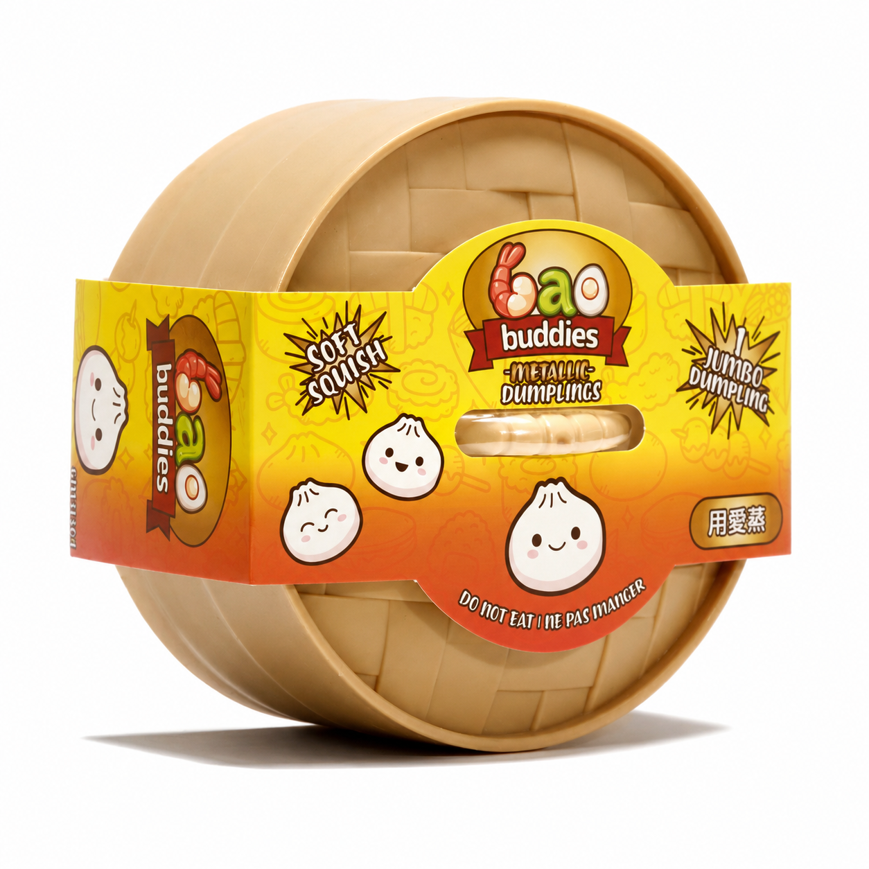 Jumbo Bao Buddies Metallic Dumplings Fidget Toys For Stress Relief Meetings